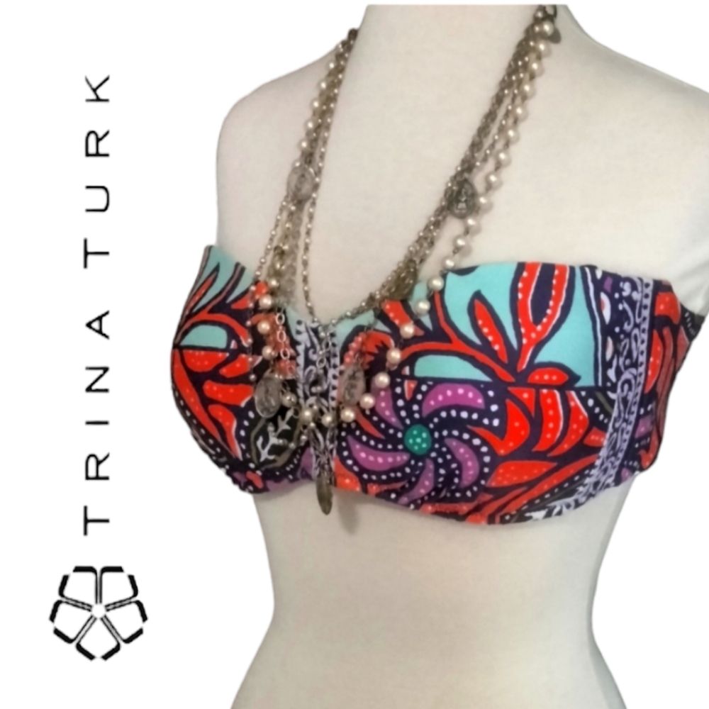 Women's Trina Turk Swim Bikini Top Size 10